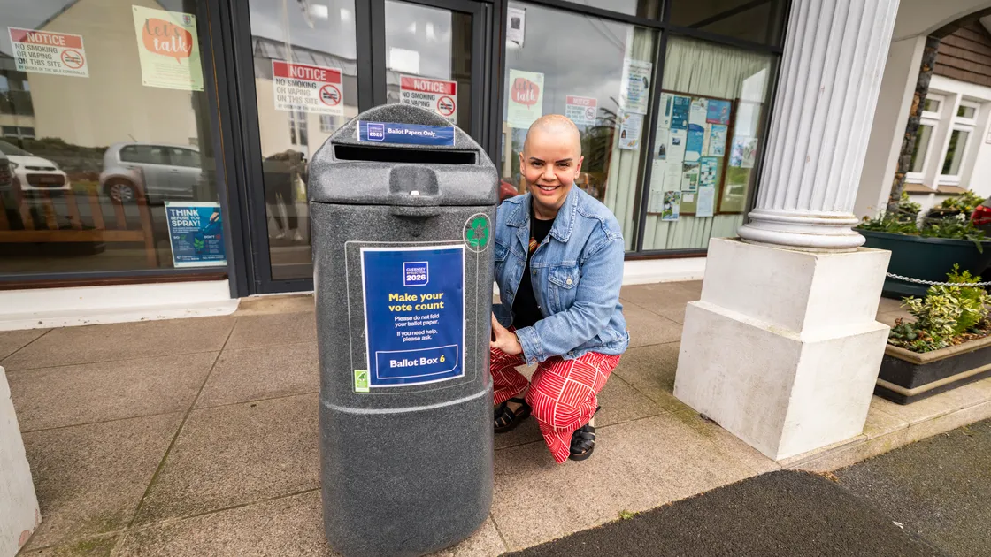 Martine Ellis is polling station officer at the Vale Douzaine.