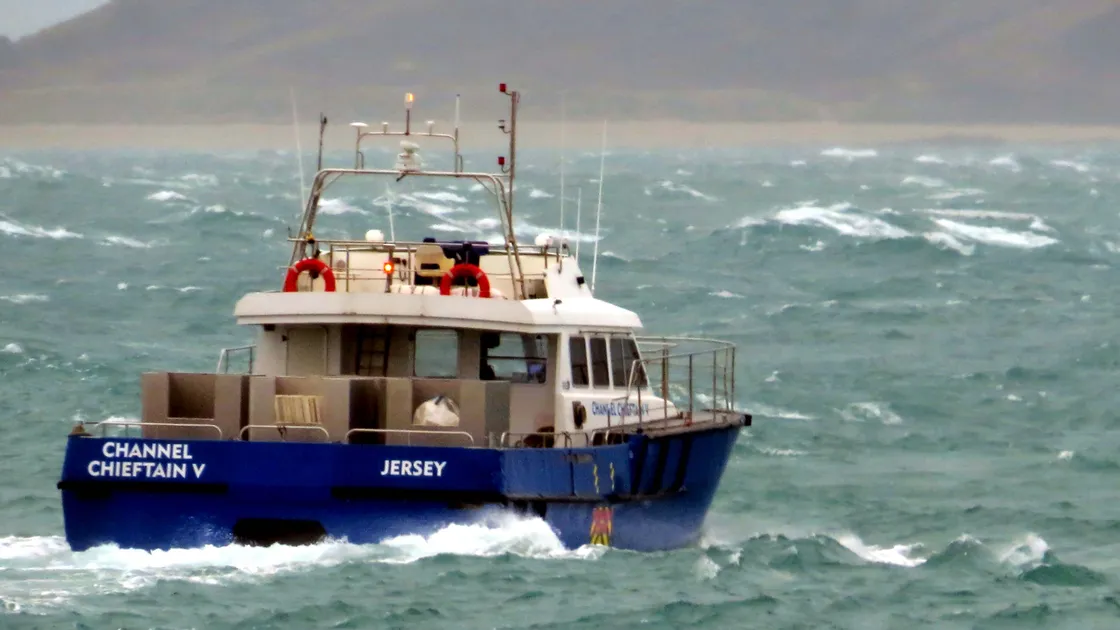 Iris Freight said it carried about 25,000 newspapers to Guernsey each week, about half the amount it used to carry when it started.