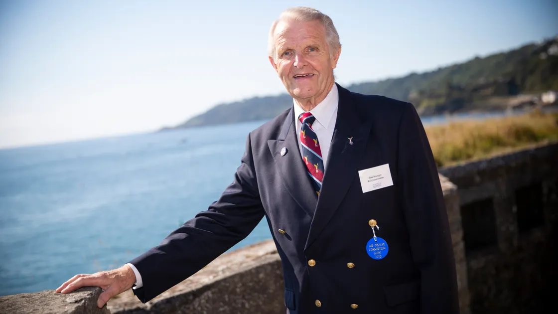 Alan Brunger, president of the Royal Air Forces Association (Guernsey).  (Picture by Peter Frankland, 29542600)