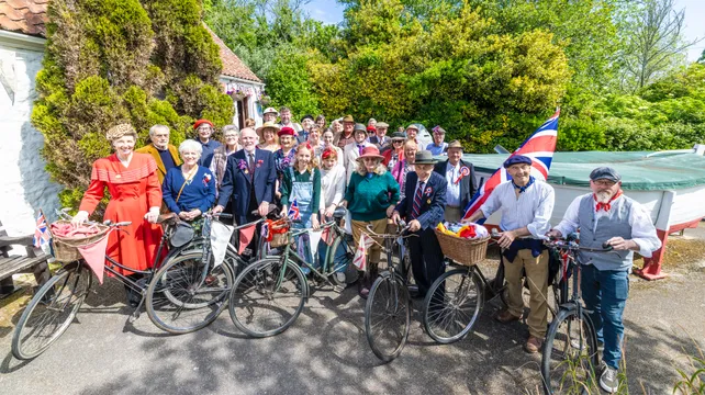 ‘Old Bike Gang’ get together ahead of joining cavalcade