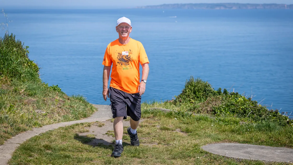 The Spring Walking Festival started on Saturday, with guide Andrew Walker leading a new coast-to-coast walk from Jerbourg to L’Eree. (Picture by Peter Frankland, 3476680