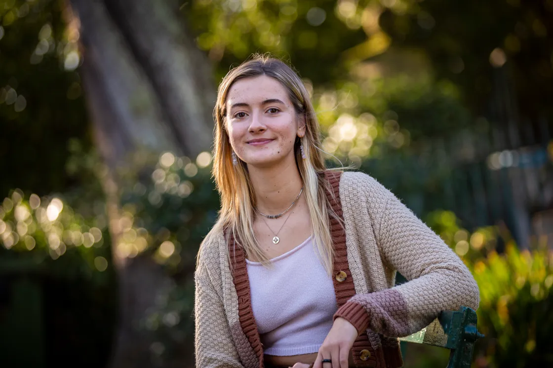 Zuzanna Soltysiak spent three months in the summer monitoring Guernsey's dolphin population. (Picture by Sophie Rabey, 31467760)