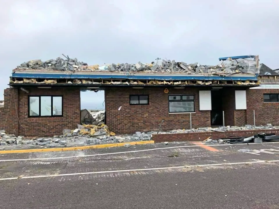 Weymouth harbour terminus demolished supplied by Chris Thorne (25806776)