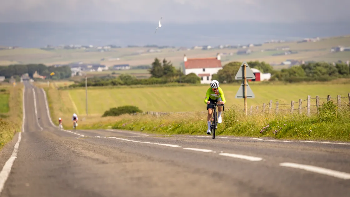 The open time trial course on Orkney’s biggest island.