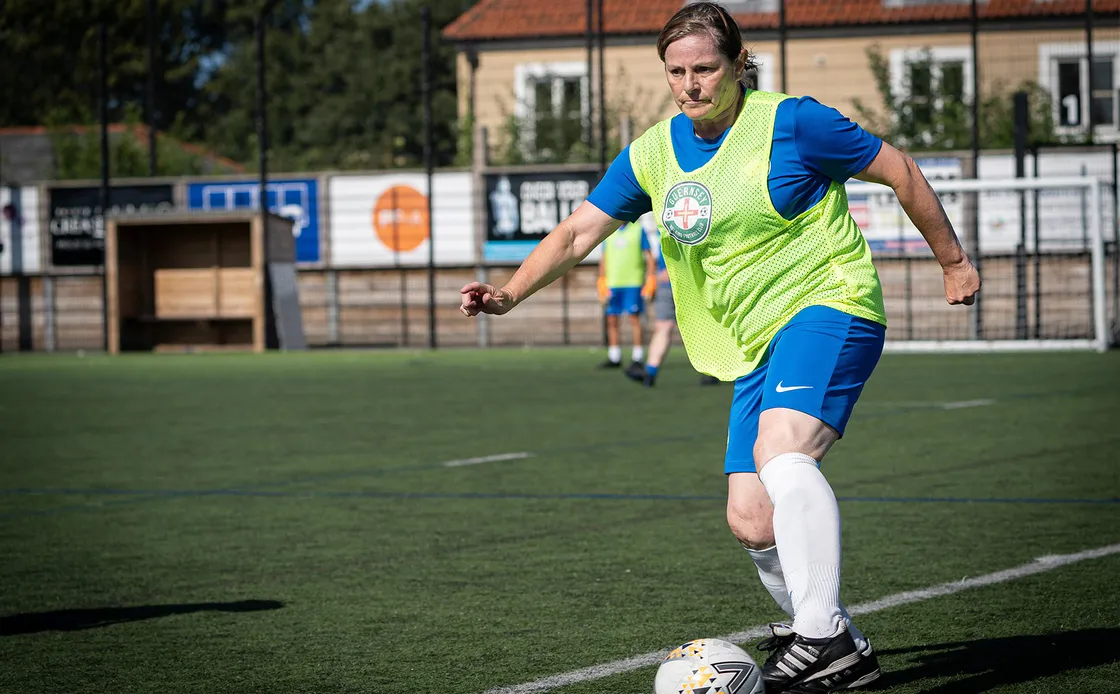 Football can help improve your balance and coordination