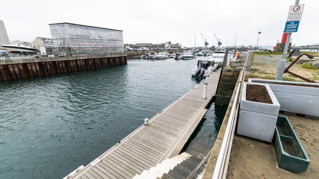The Guernsey Development Agency’s plans for a fixed bridge across the Bridge would be constructed from the Crocq to the land currently occupied by Marine & General, and would enable two-way traffic with segregated lanes for vehicles, bicycles and pedestrians