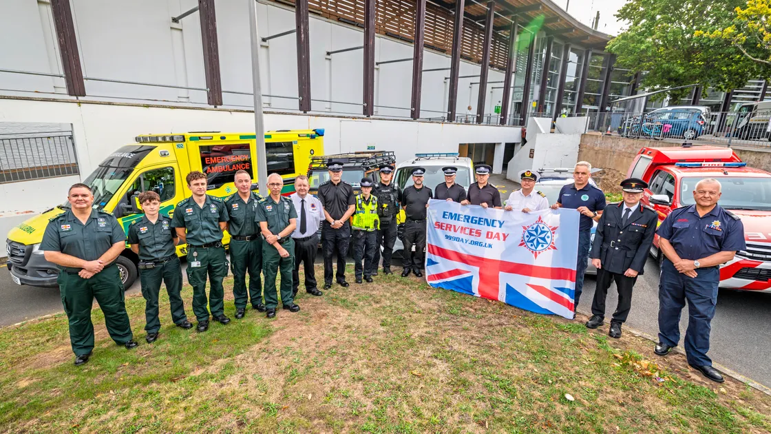  A two-minute silence was held at Beau Sejour yesterday by representatives from Bailiwick Law Enforcement, the Guernsey Fire & Rescue Service, St John Ambulance and Rescue Service, the Joint Emergency Services Control Centre, Guernsey Coastguard, Airport Fire Service, Guernsey Civil Protection, RNLI Lifeboat and Channel Islands Air Search