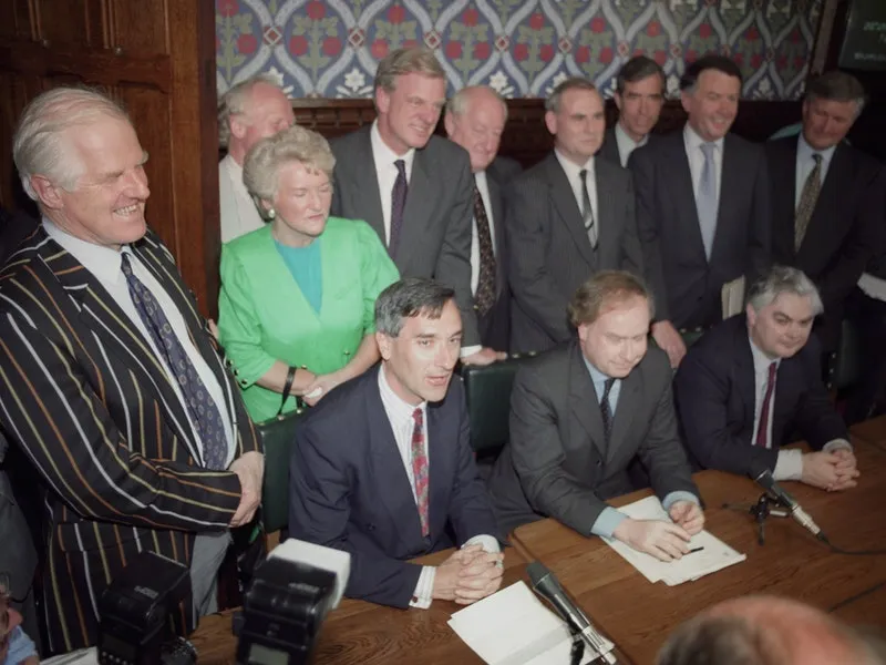 John Redwood launches his 1995 leadership challenge