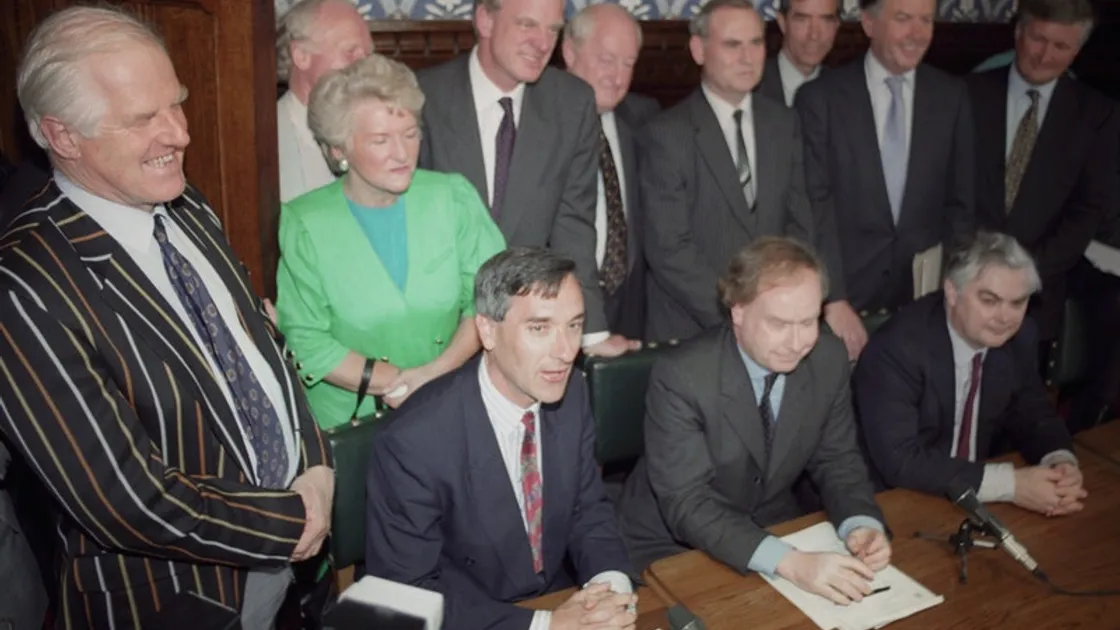 John Redwood launches his 1995 leadership challenge