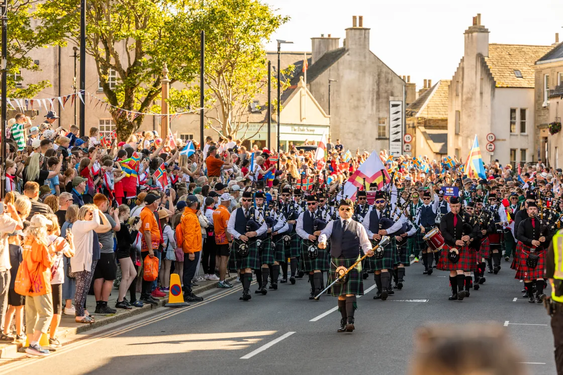 A big crowd turned out to see the largest event in Orkney’s history officially opened.