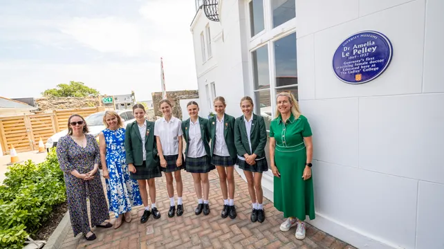 Plaque installed to honour island’s first female doctor