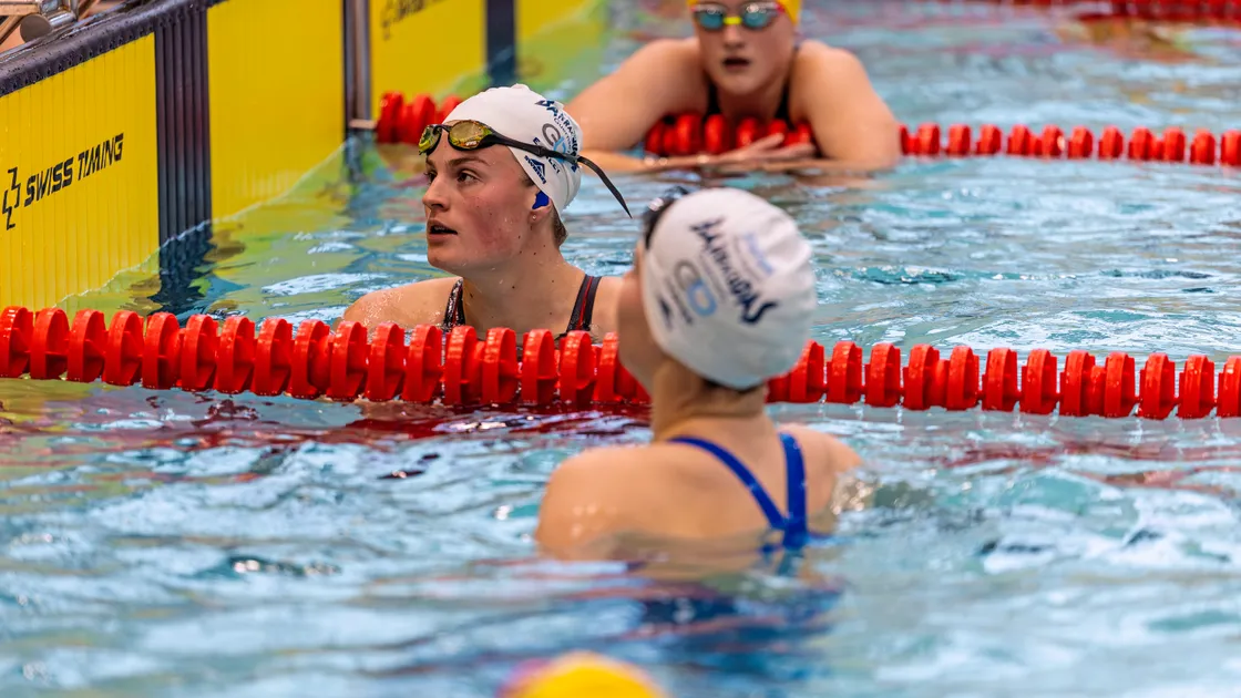 ‘She’s a dream swimmer for a coach, and she’s a great role model who gets on with all the swimmers’