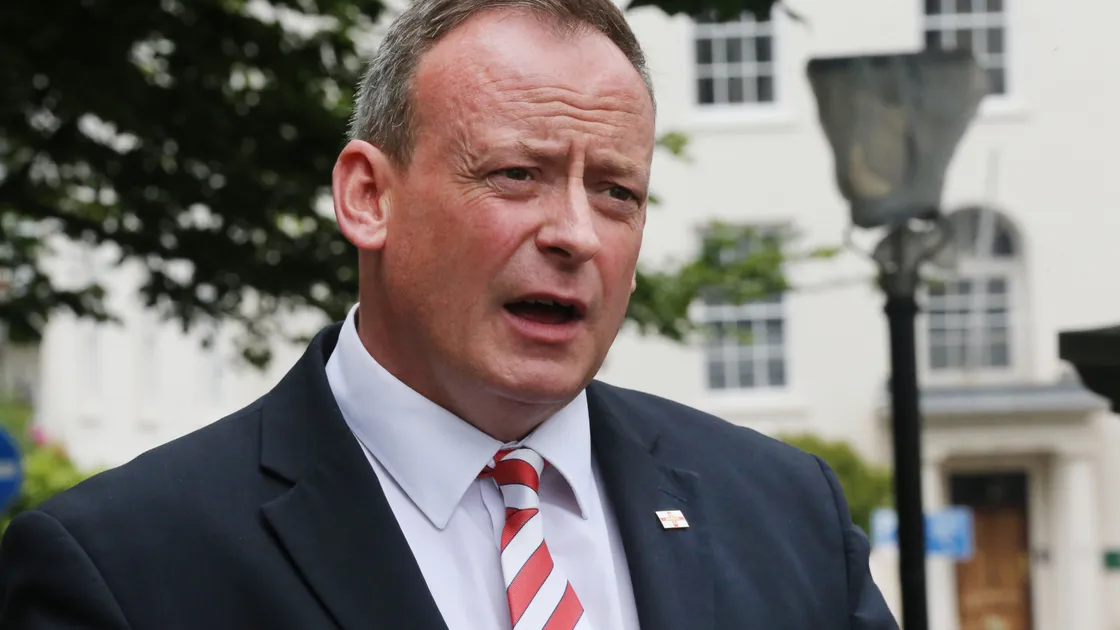 Policy & Resources vice-president Deputy Lyndon Trott has defended the presence of PFI companies in the island. (Picture by Steve Sarre, 20339946)