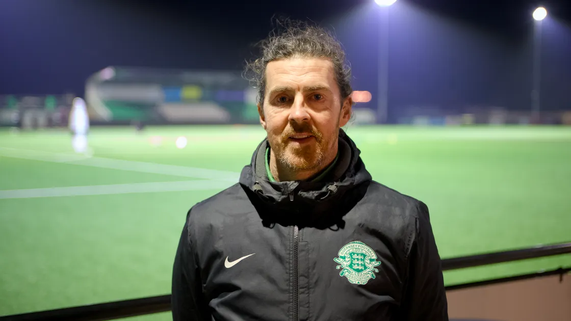 Guernsey U15 head coach Darren Sylvester.