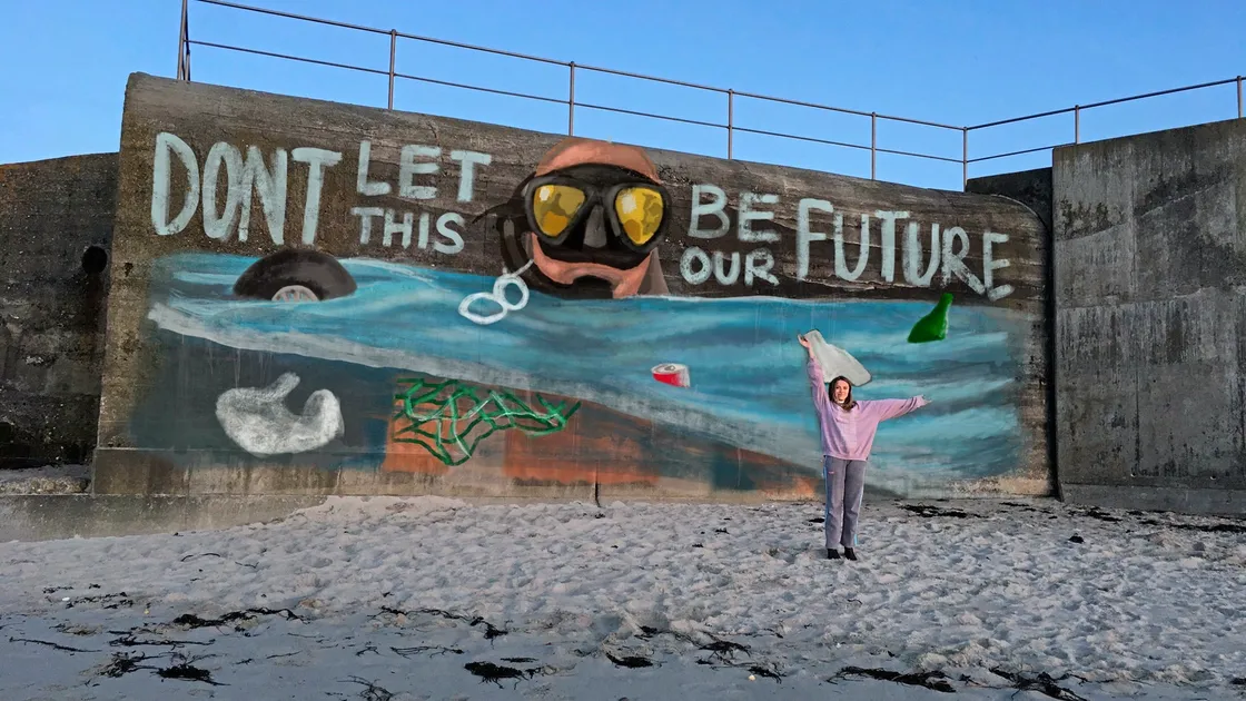 Clarice Greening's mock-up of how the Cobo wall would look.