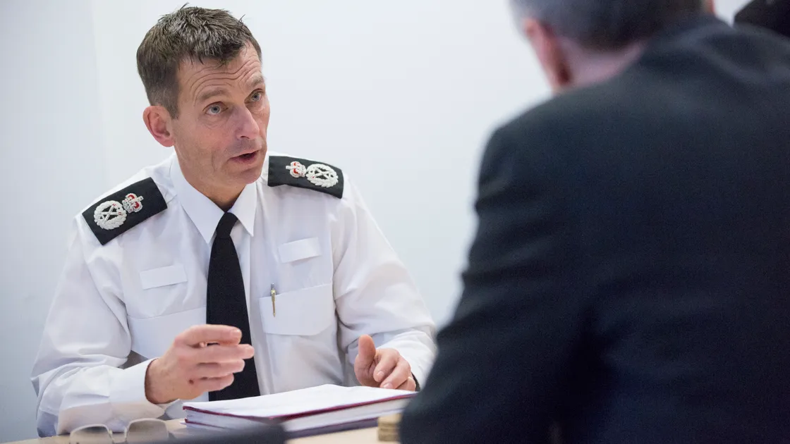 Ruari Hardy, the new chief of Law Enforcement in the Bailiwick.              (Picture by Peter Frankland, 23612569)