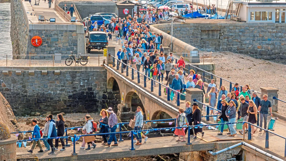 There was a queue before the gates opened for the first of this year’s KPMG Castle Nights. (Pictures by Chris George Photography)