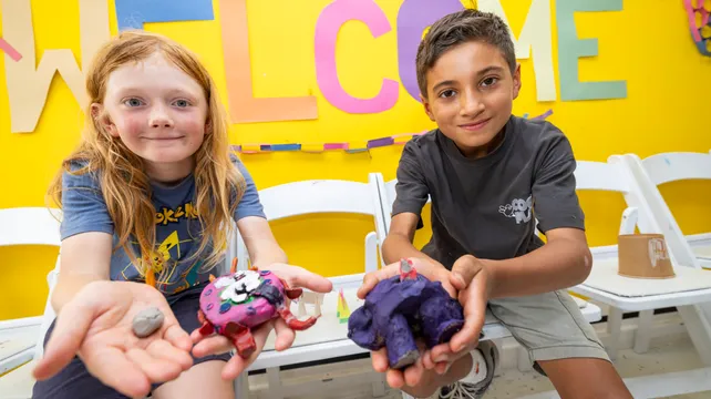 Youngsters’ creativity goes wild during school break