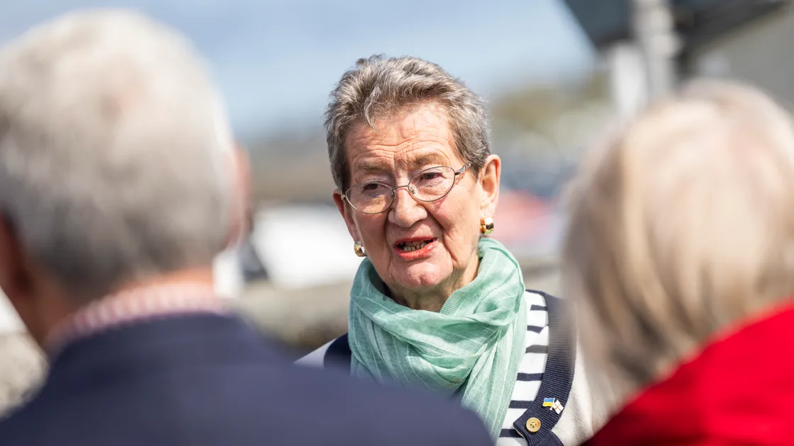 Guernsey Deportees Association chairwoman Jill Chubb said all would be welcome to join her and other deportation survivors at the annual White Rock service, tomorrow morning. (Picture by Sophie Rabey, 34718267)