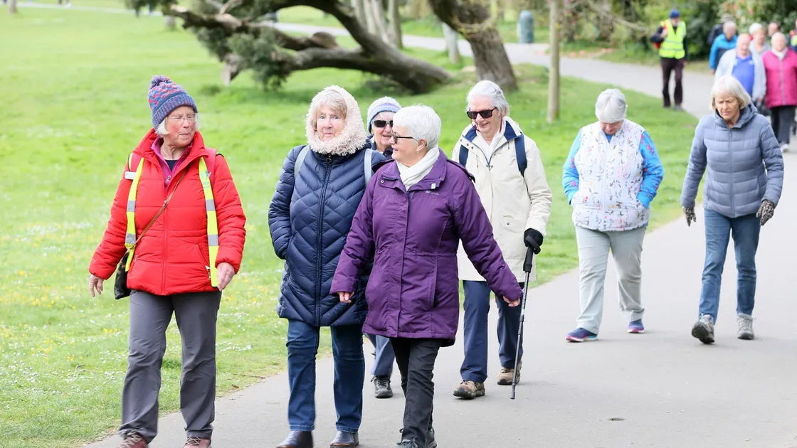 Saumarez Park was the venue for the first meeing of the Walking for Health group after lockdown. (Pictures by Adrian Miller, 29411046)