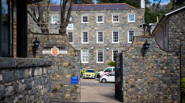 Evacuation at the Police Station after unexploded ordnance is brought in