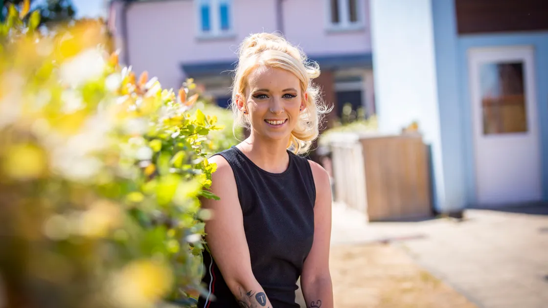 Jade Duquemin uses Tik Tok to produce videos about domestic violence and has received an overwhelming response from the public, with one video getting over 800,000 views. (Picture by Sophie Rabey, 31127859)