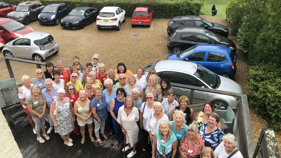 A group of around 40 former Girls' Grammar School students were reunited at the Fleur du Jardin 40 years since they left the school. (32417832)