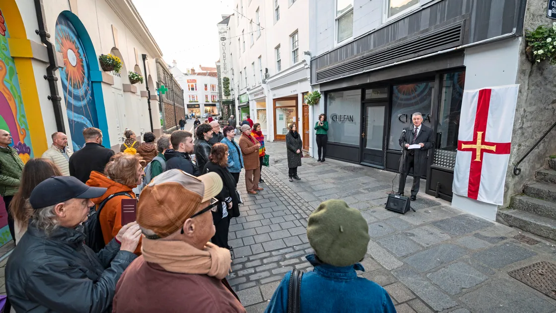 David’s sisters both attended, and one of them, Wendy McHugh, read one of his poems