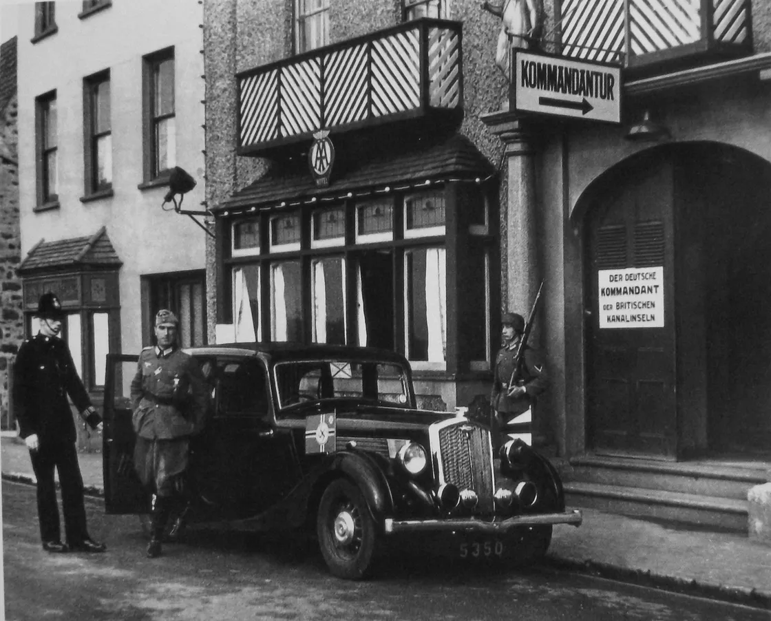 Guernsey Police and officers during the Occupation.  (29016380)