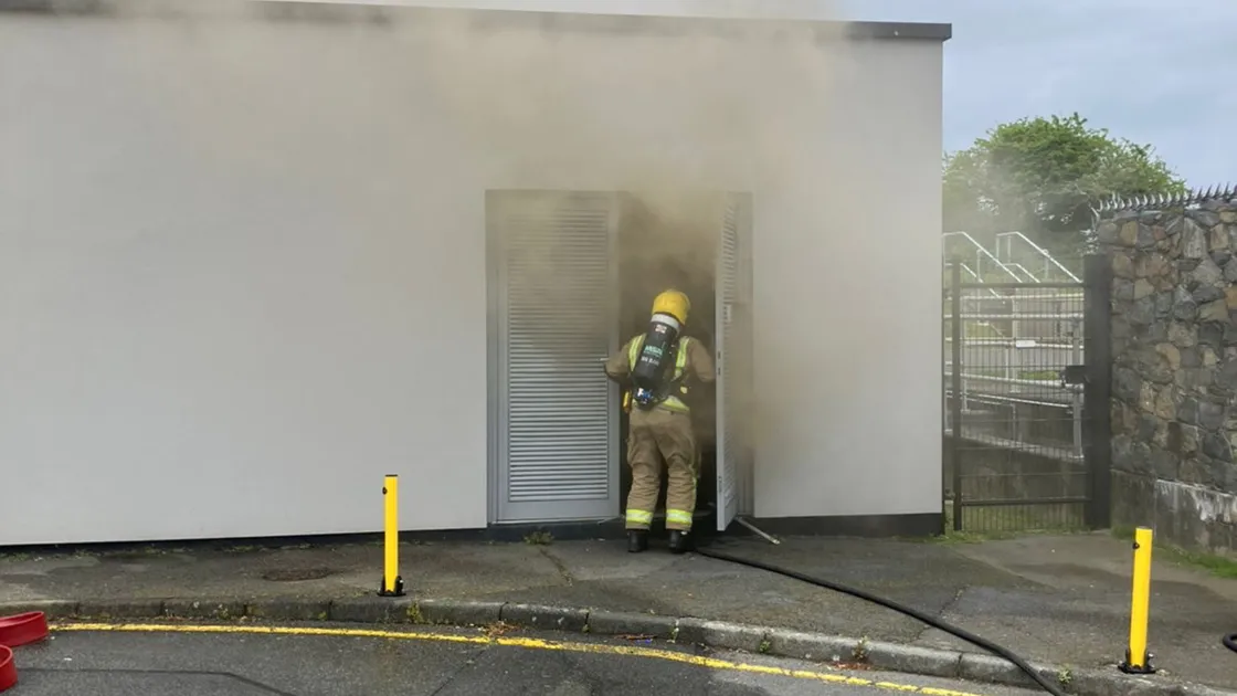 Watch commander Alex Clark said the team of nine – two in breathing apparatus – were able to put out the fire in about 15 minutes.