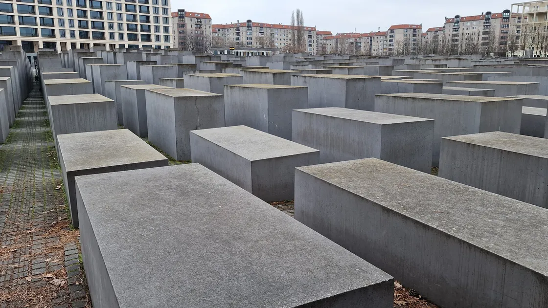 The students visited the Holocaust Memorial along with other key pieces of German history as part of their history GCSE.