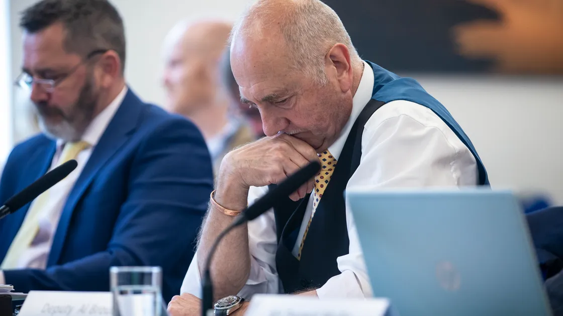 HSC president Deputy Al Brouard faced questions without notice in the States last month, and has now answered some of them in writing. (Picture by Peter Frankland, 33842764)
