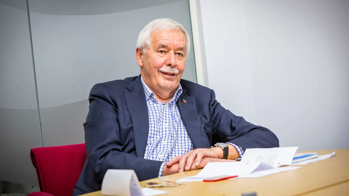 Dr Cees Schrauwers, outgoing chairman of the Guernsey Financial Services Commission. (Picture by Sophie Rabey, 30256170)