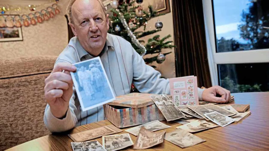 Family photos found in bricked-up alcove