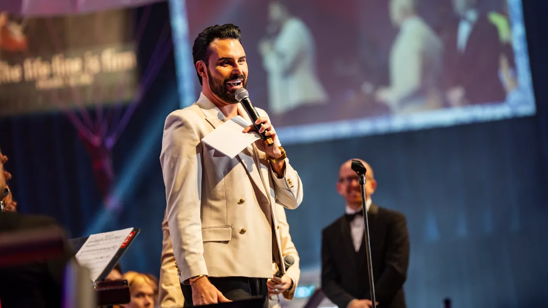 Rylan Clark was co-hosting the Specsavers Liberation Tea Dance at Beau Sejour with Rob Rinder. (Pictures by Sophie Rabey, 34744541)