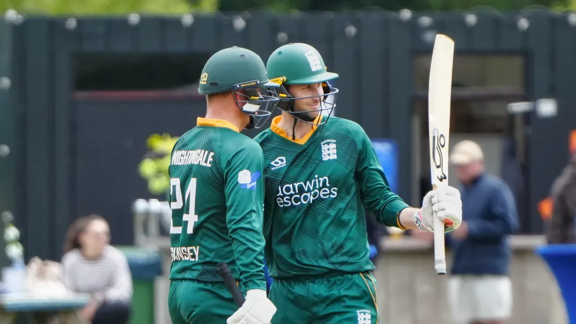 Ollie Nightingale and Matt Stokes put on 124 for the fourth wicket.