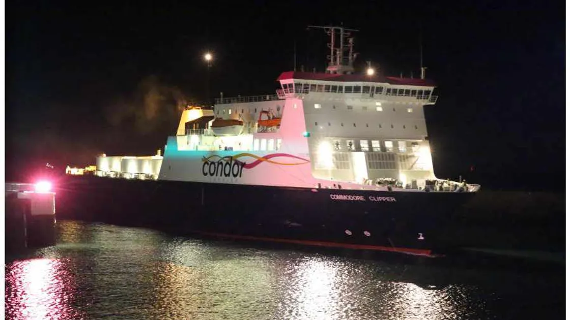 Clipper damaged during Channel crossing