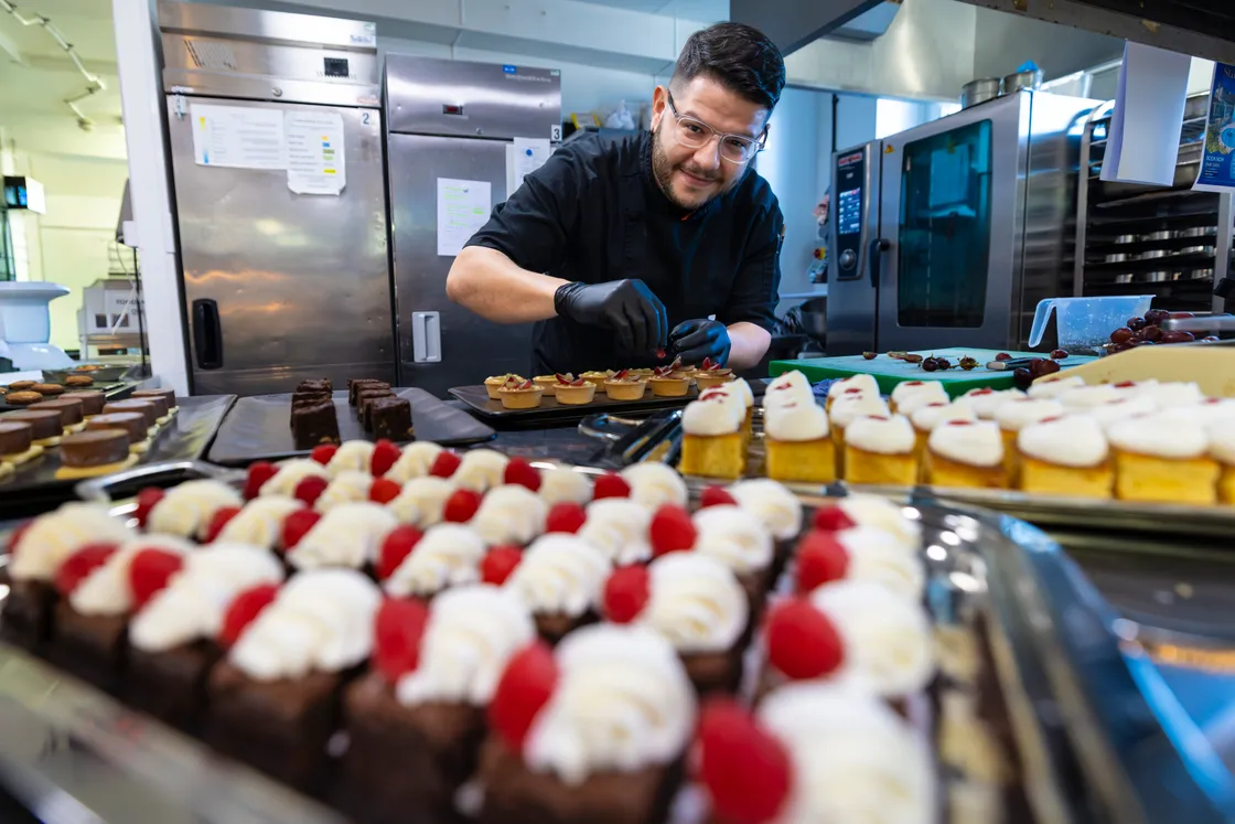 Jose Alejandro Cigana Rivas is the pastry chef de partie at the Old Government House Hotel.