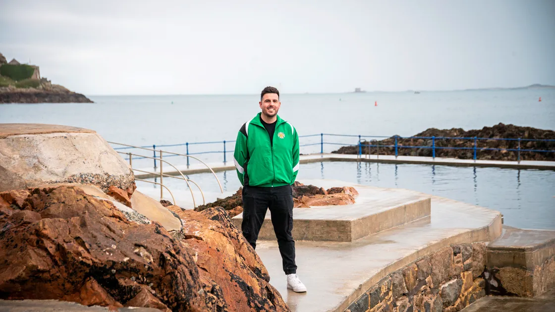 Polar Bear Swim organiser Kevin Penney at La Vallette Bathing Pools. (Picture by Sophie Rabey, 33890771)
