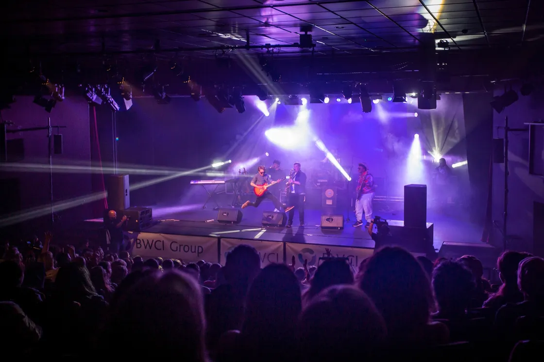 Far From Nothing performing at the Battle of the School Bands 2021. (Picture by Sophie Rabey, 29554623)