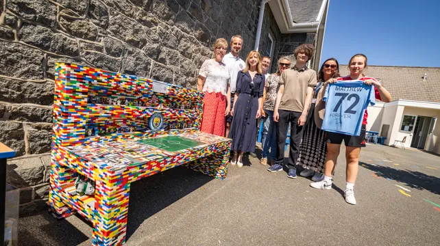 A fitting tribute to Lego-loving St Martin’s pupil