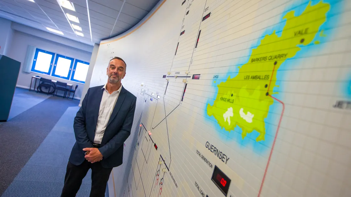 Guernsey Electricity CEO Alan Bates. (Picture by Peter Frankland, 32240239)