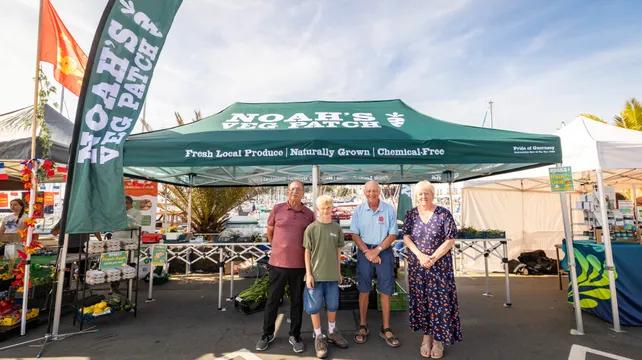 Floral Guernsey sponsors gazebo for young grower