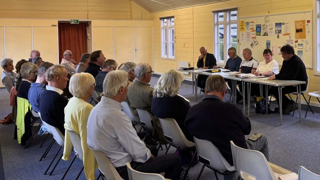 Around 25 parishioners attended St Peter's parish meeting on Wednesday night.