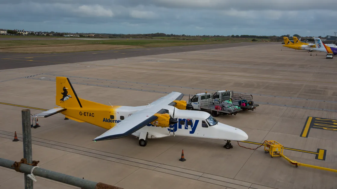 People in Alderney claim Aurigny has been running it service there and then on to Southampton with only one of its three Dornier aircraft. (Picture by Peter Frankland, 25892963)