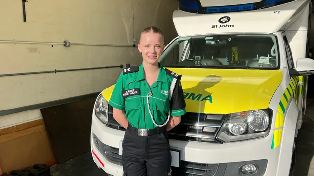Island’s top cadet gets to meet the Princess Royal