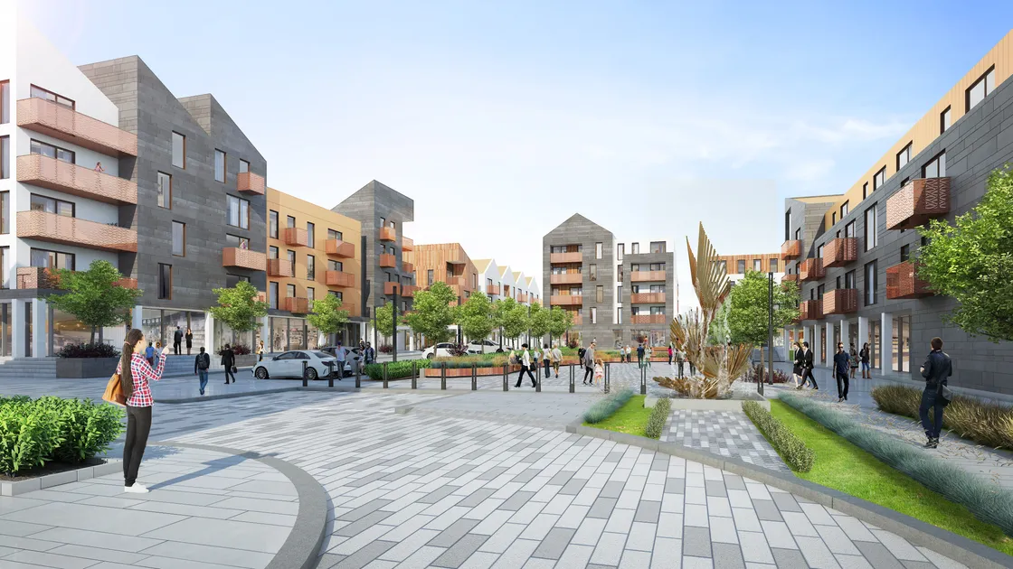 Back in 2016 this was the artist’s impression of new plans for the development of Leale’s Yard and areas of the Bridge. Development has since stalled.