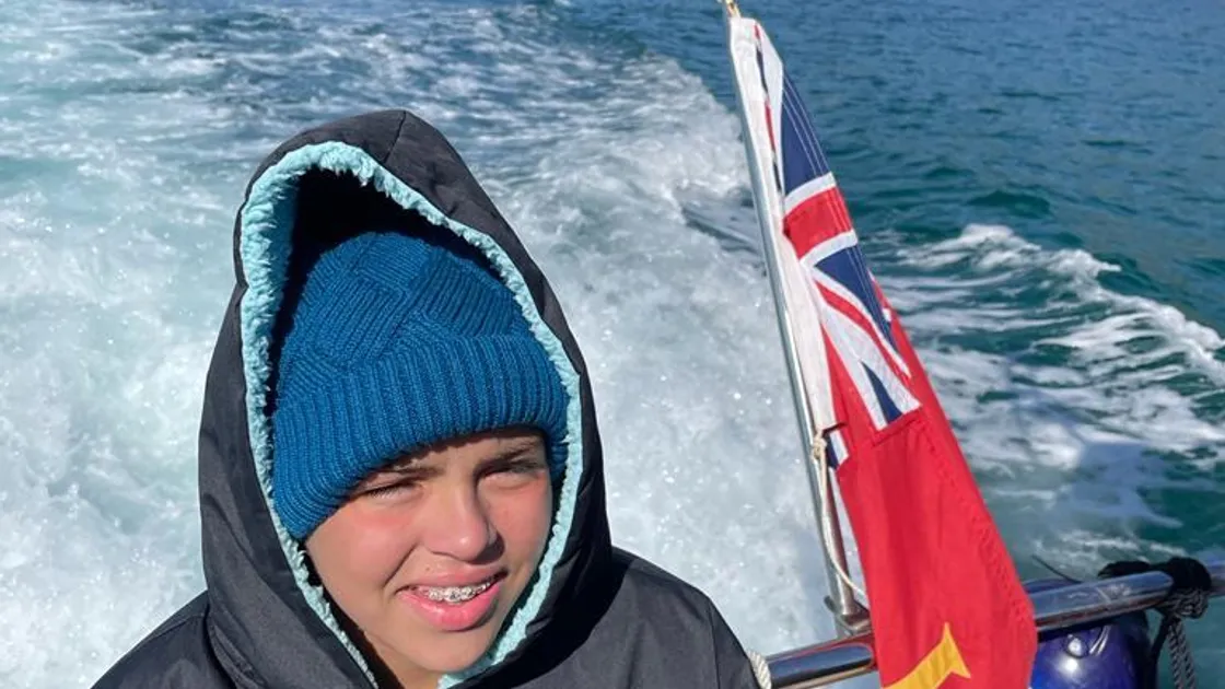 Tallulah-Mae Rautenbach, 12, was too young to take part in the main Herm swim, so did a solo swim in one hour 33 minutes. 