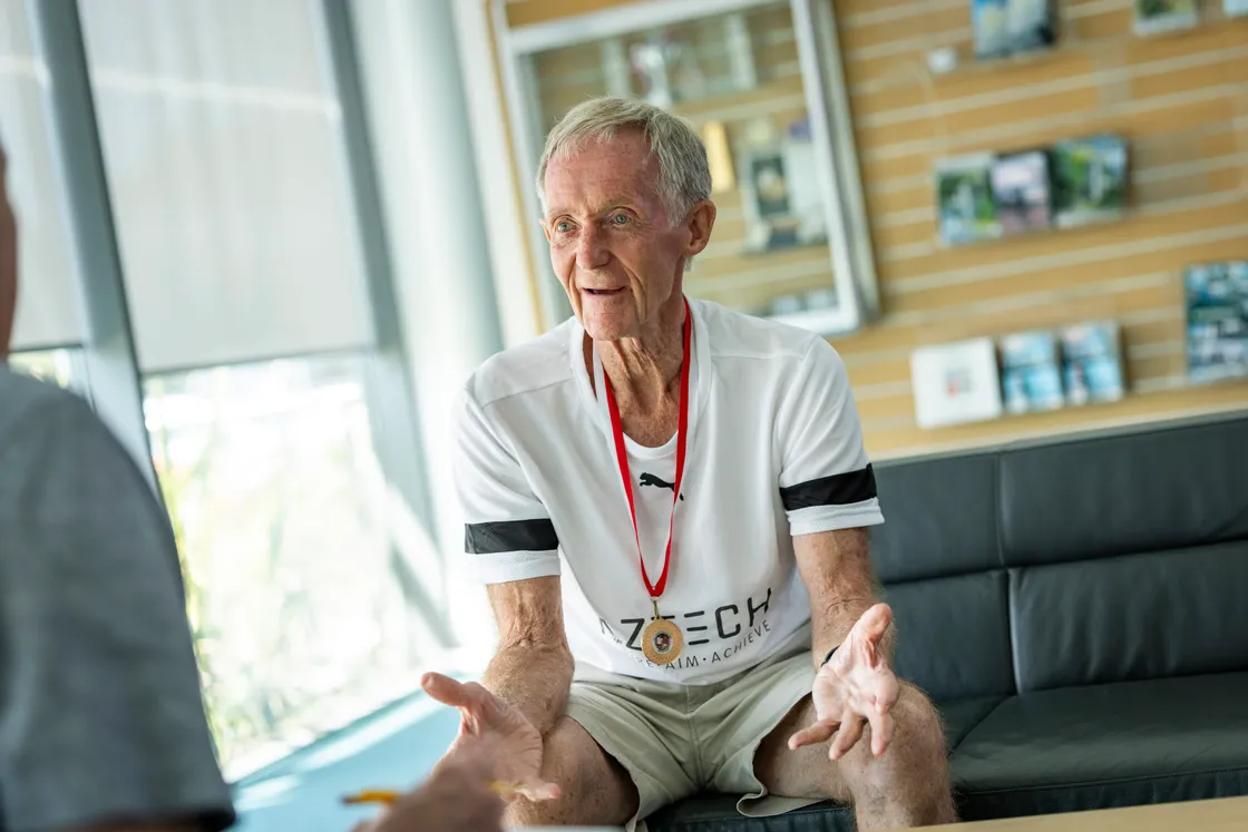 Mr Martel has led the England team since he was ‘spotted’ at a walking football tournament in Zurich several years ago.