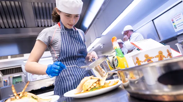 Battle hots up in the kitchens at Young Chef competition